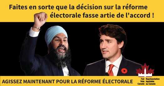 image of Faire en sorte que l'action sur la réforme électorale fasse partie de l'accord